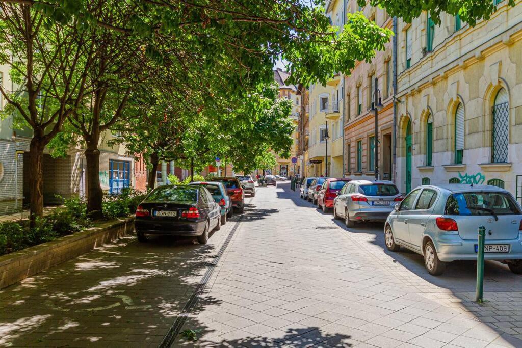 Roomy Apartment 80Sqm At City Center Free Parking Space, Ac & Balcony Budapest Luaran gambar
