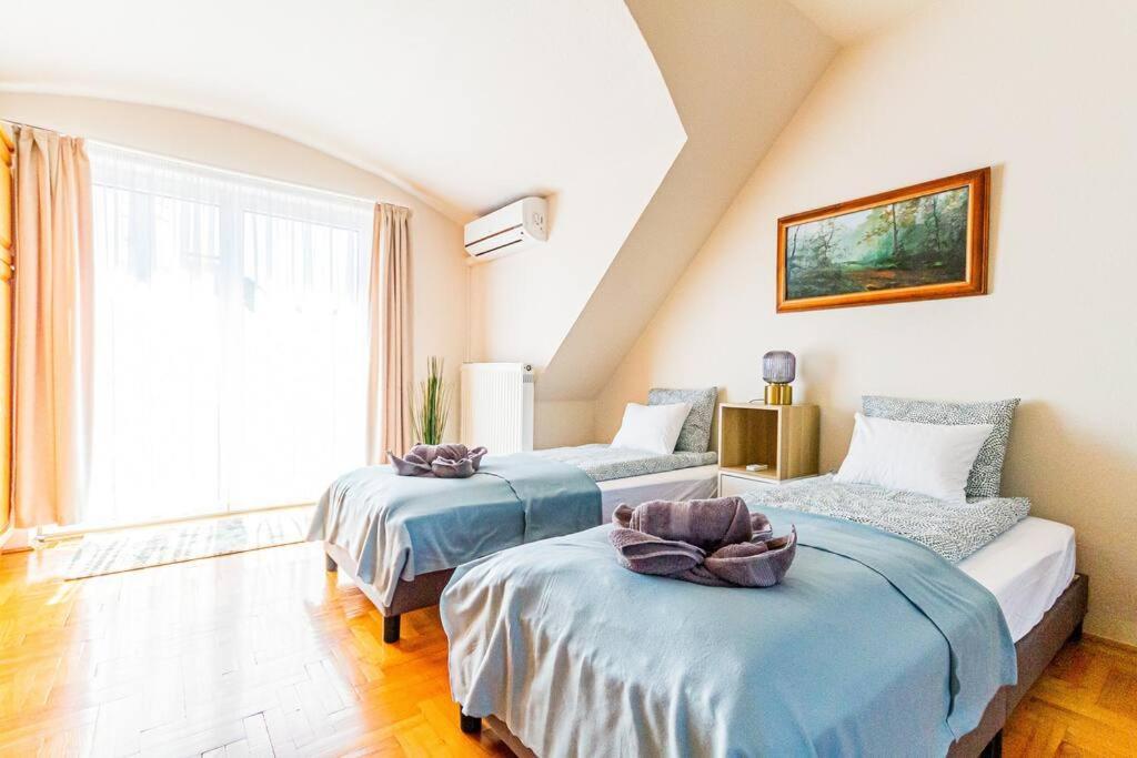 Roomy Apartment 80Sqm At City Center Free Parking Space, Ac & Balcony Budapest Luaran gambar
